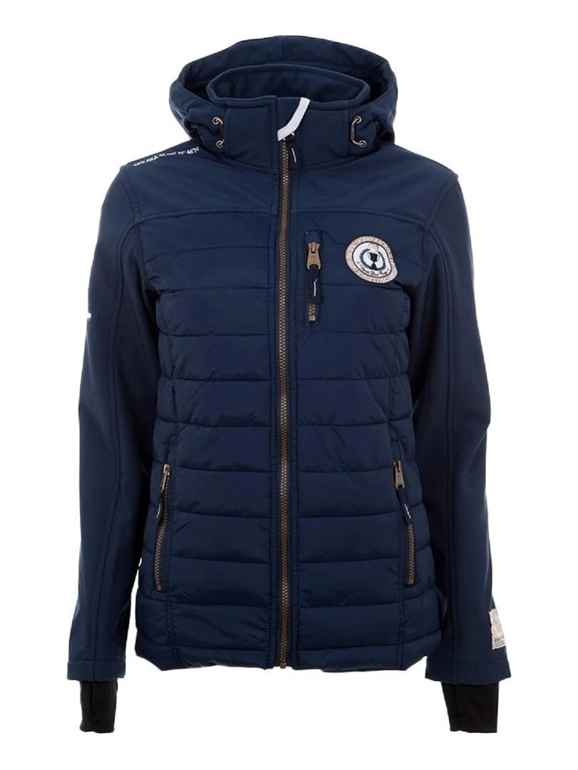 Blouson softshell femme ANDREI   VENT DU CAP   Bleu marine