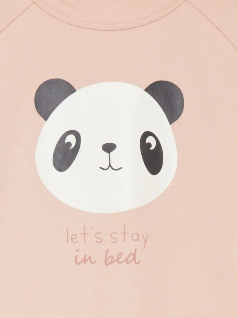 T shirt à manches longues pressionnées   So Easy   Rose