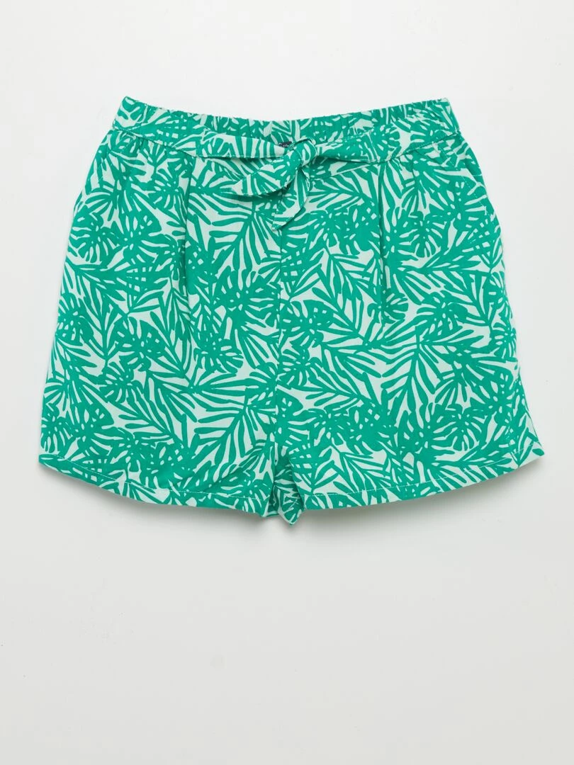 Short fluide Bleu