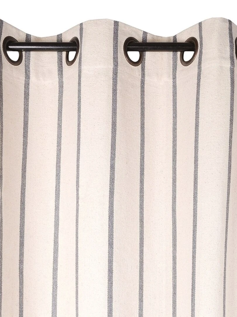 Rideau à œillets 135x260 cm St Trop anthracite coton Gris
