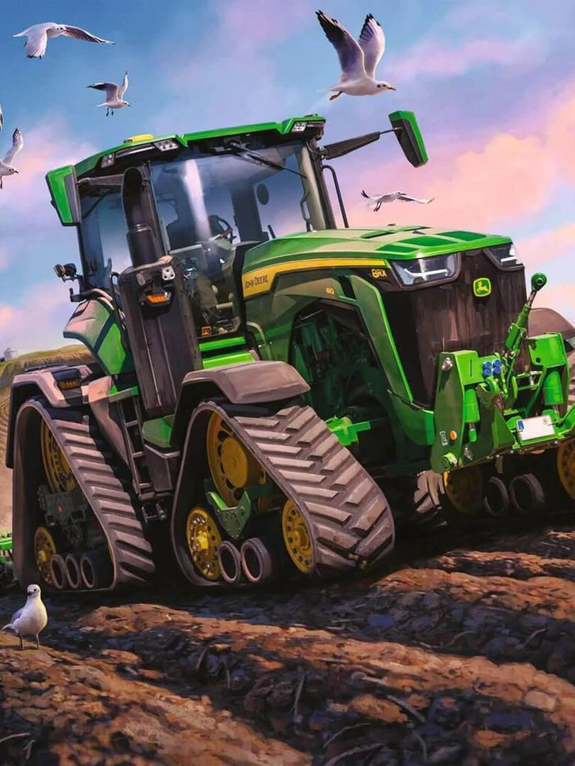 Puzzles 3 x 49 pièces : Les saisons  John Deere   N/A