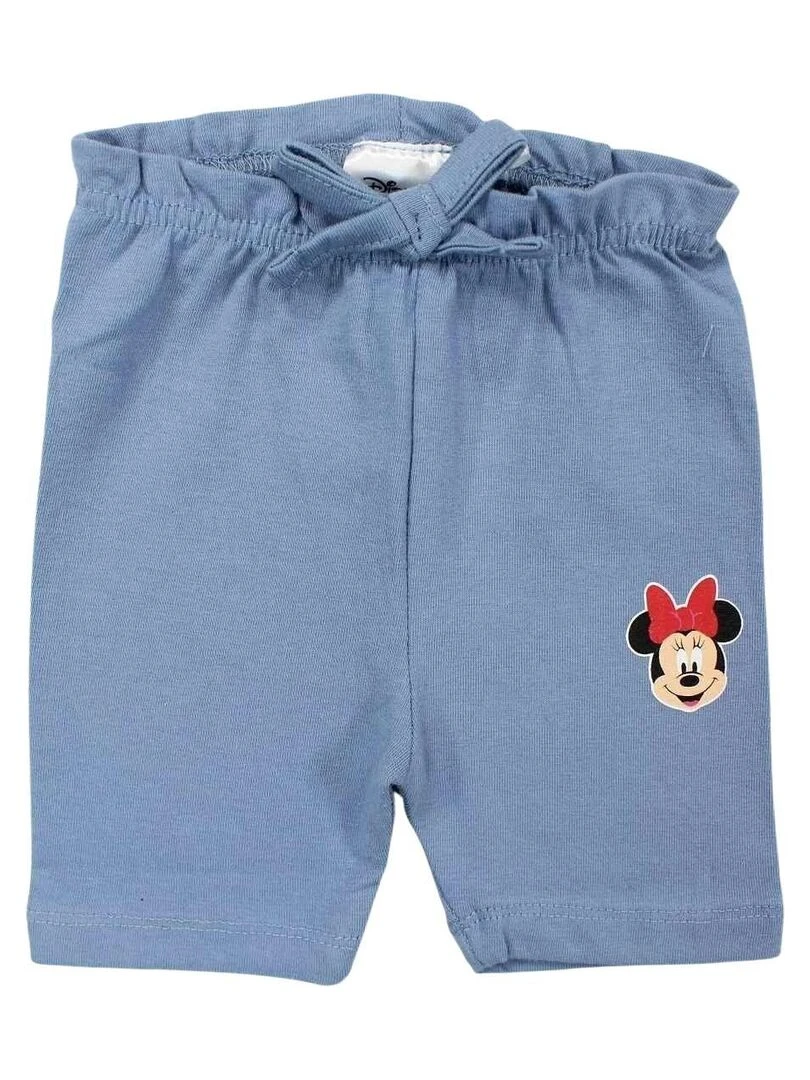 Disney   Ensemble T shirt legging bébé fille Imprimé Minnie   Bleu