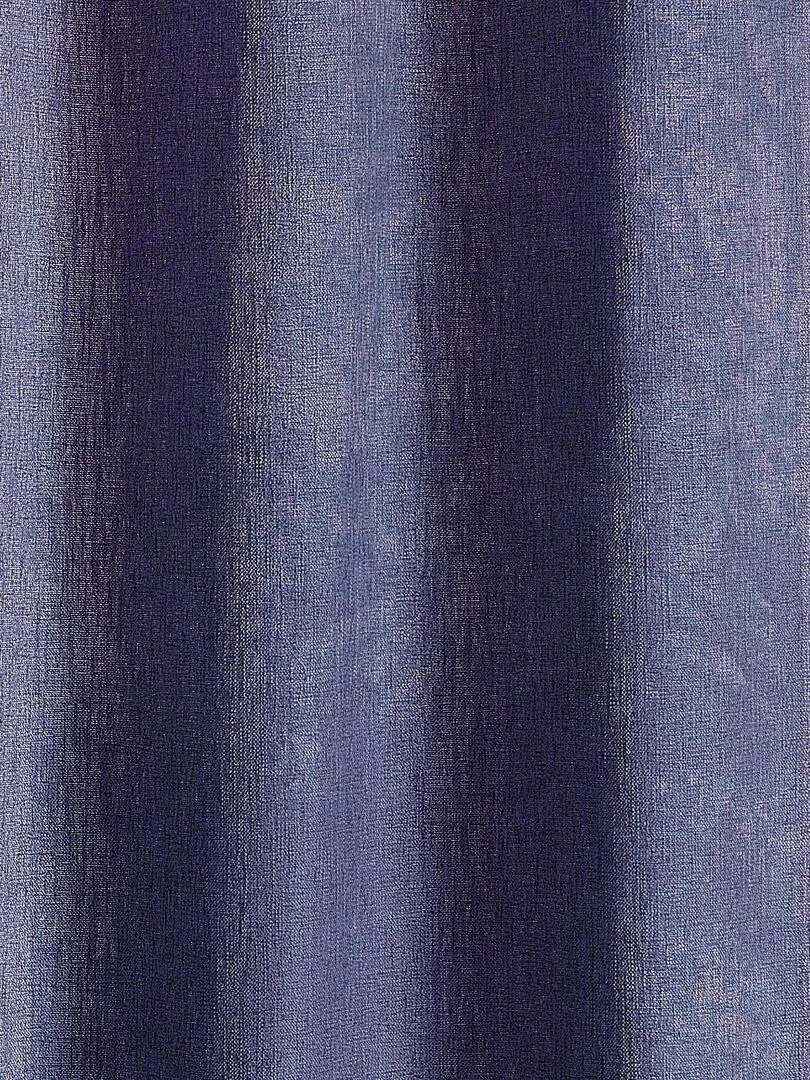 Rideau tamisant Effet tissé Bleu