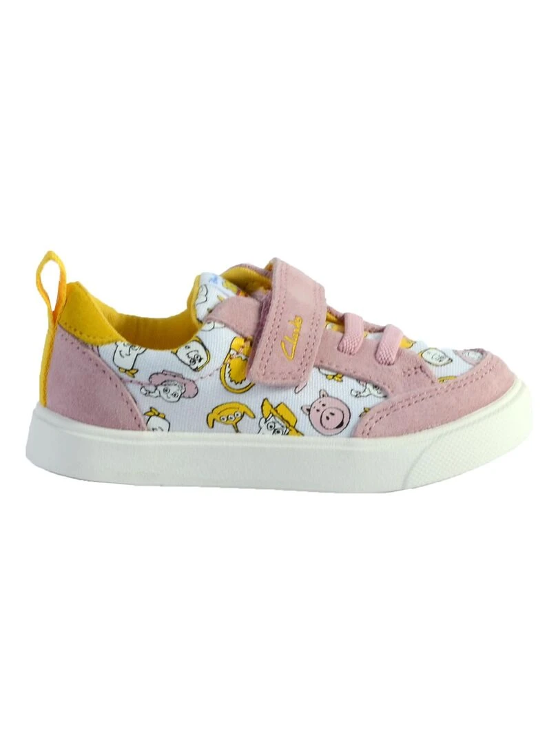 Basket Cuir Clarks Bebe City Howdy T Rose
