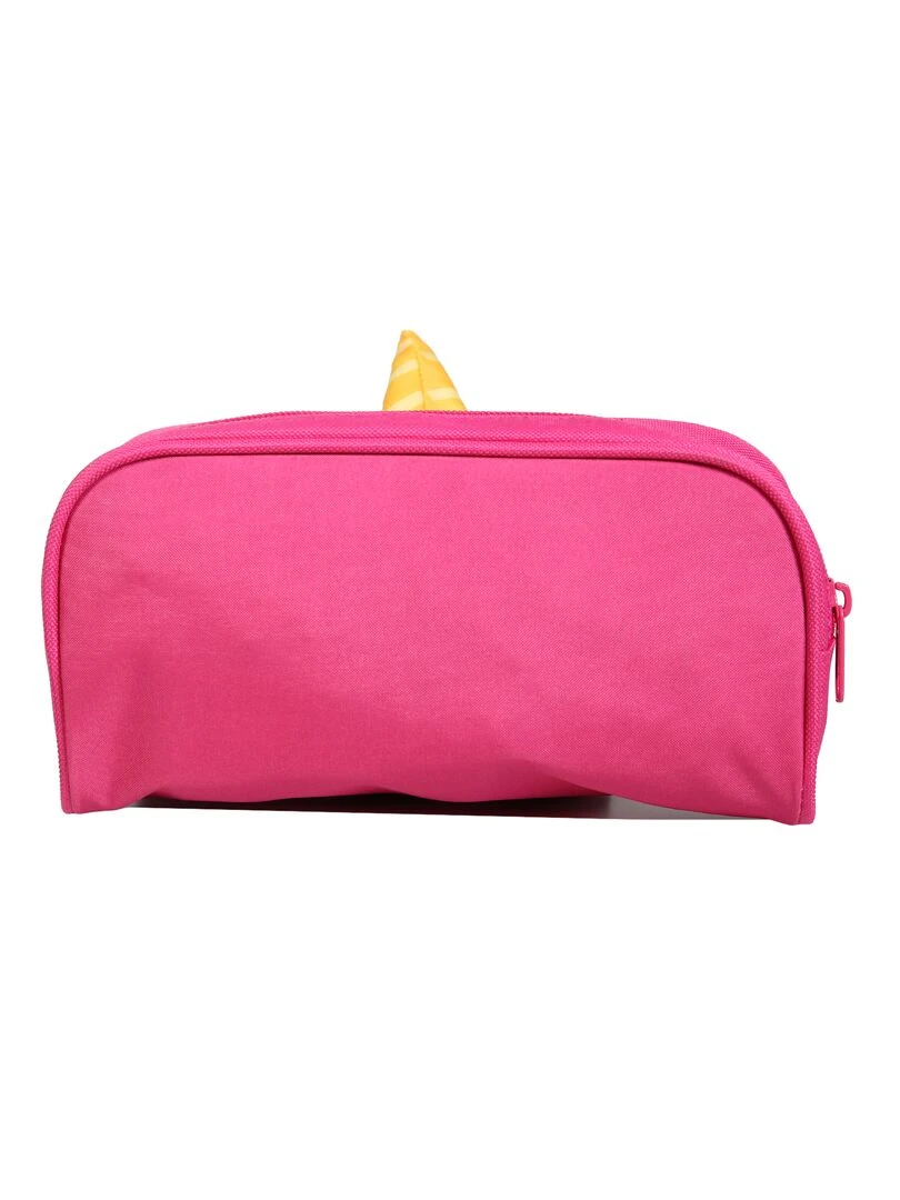 BAGTROTTER Trousse scolaire rectangulaire Kids Rose Licorne   Rose