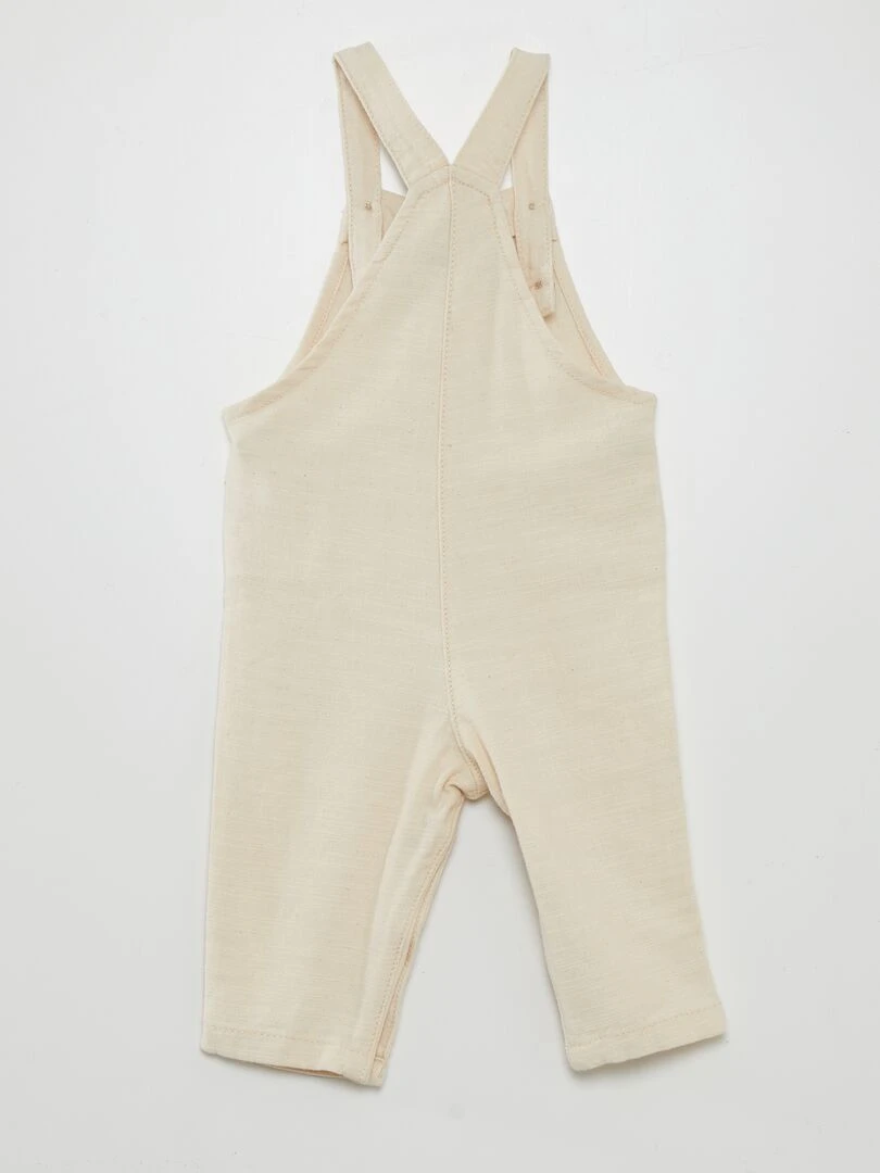 Salopette unie Blanc
