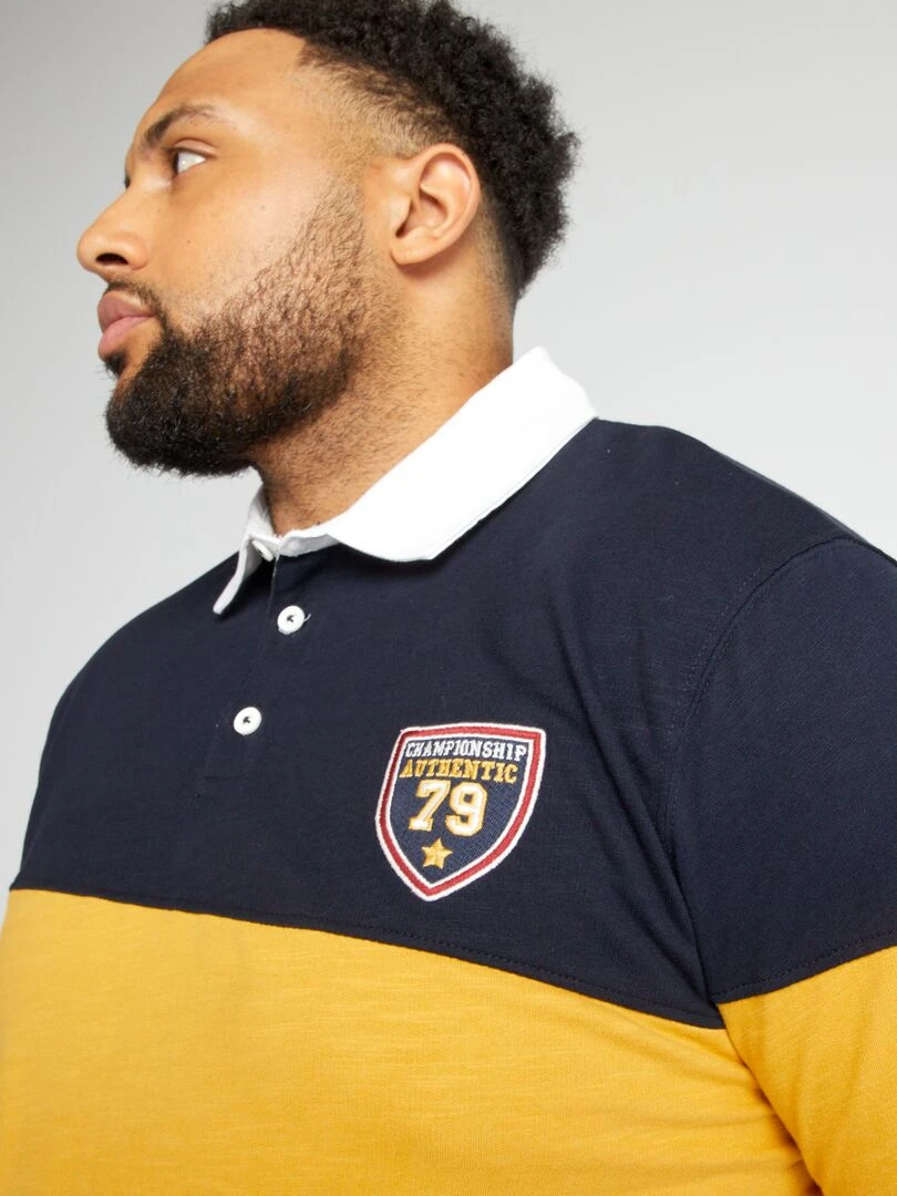 Polo rugby   Bleu/jaune