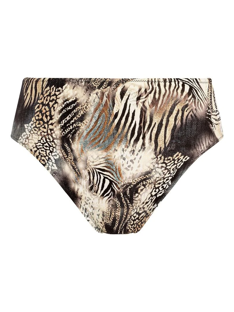 Bas de maillot taille haute Seraya Sands   Marron