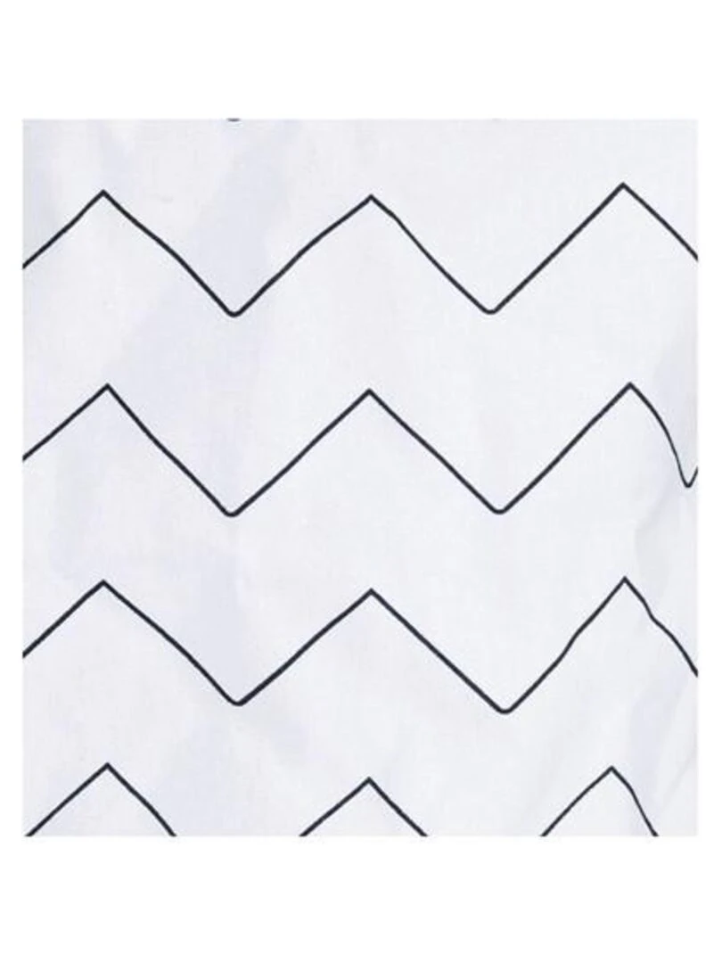 Panière de rangement tissu 31x39x31cm en coton blanc SAUTHON Blanc
