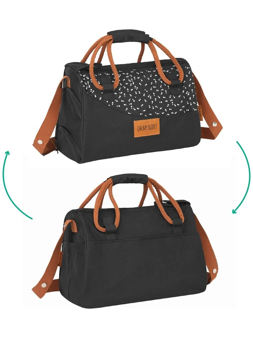 Sac À Langer 'pocketstyle Badabulle'   Noir