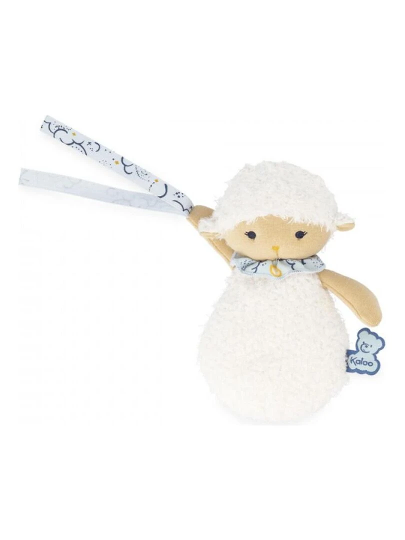 Set de 3 Doudou attache tetines mouton   Multicolore