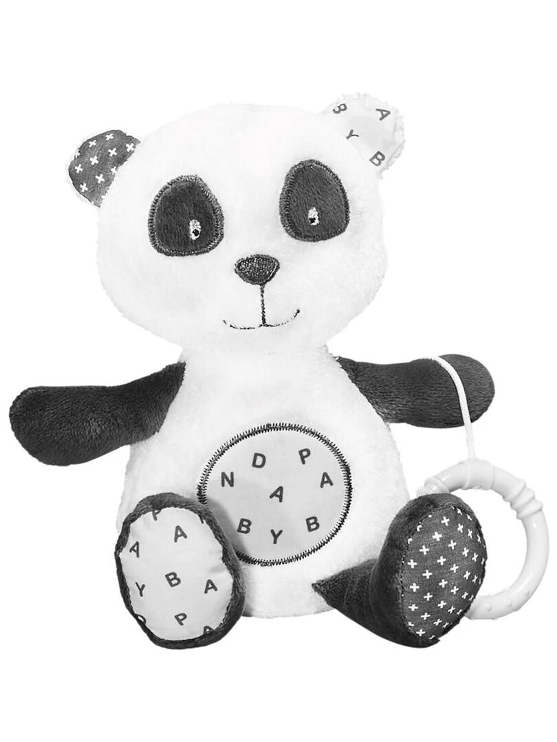 Peluche mini musical en velours gris SAUTHON Gris