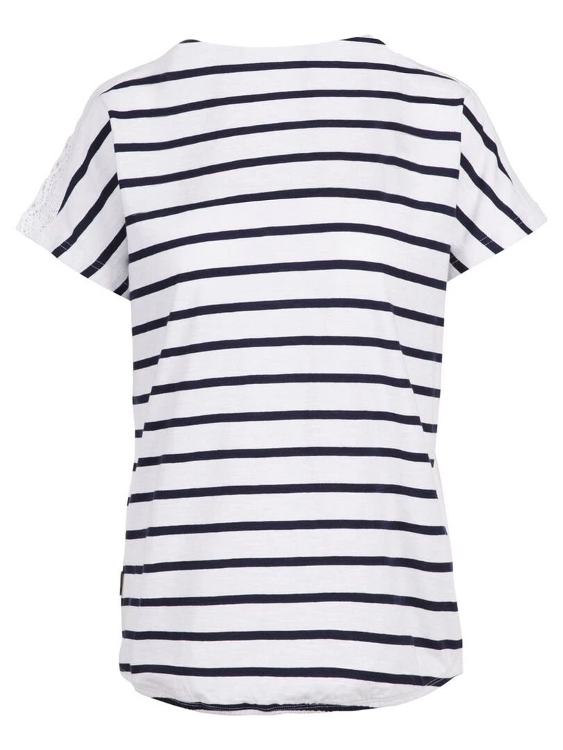 Trespass   T shirt MOOR   Bleu Bleu marine Blanc