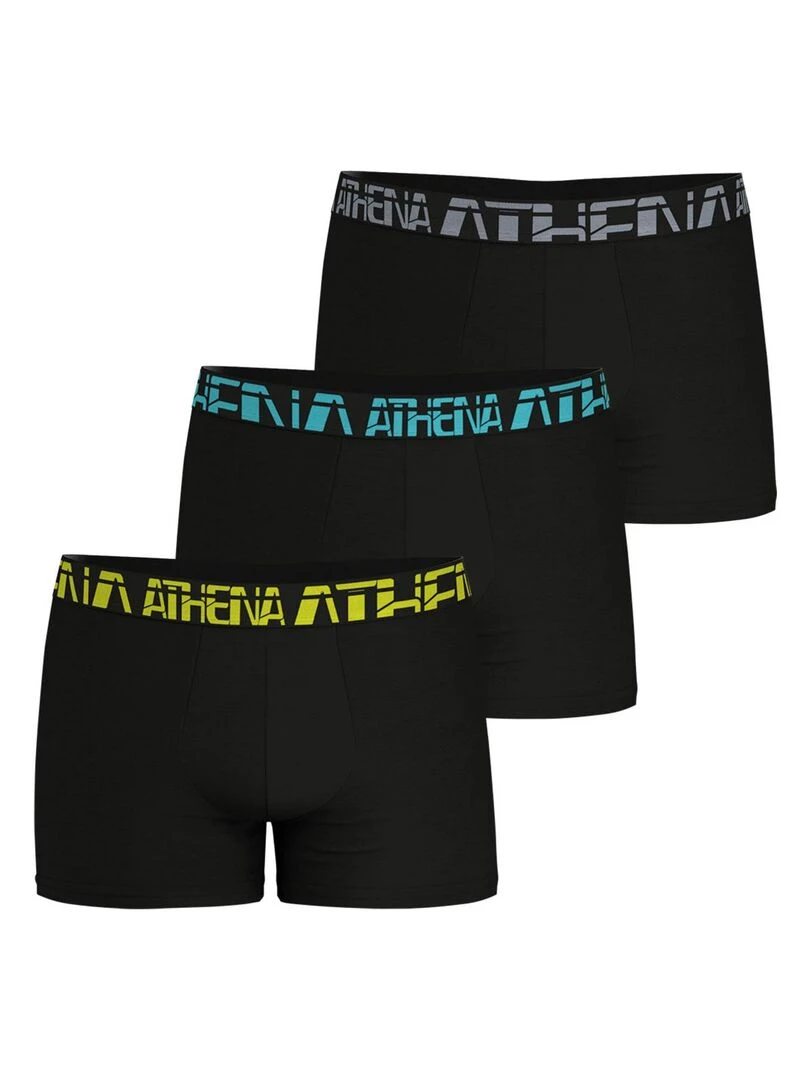 Lot de 3 boxers homme 720 Stretch Micro Noir