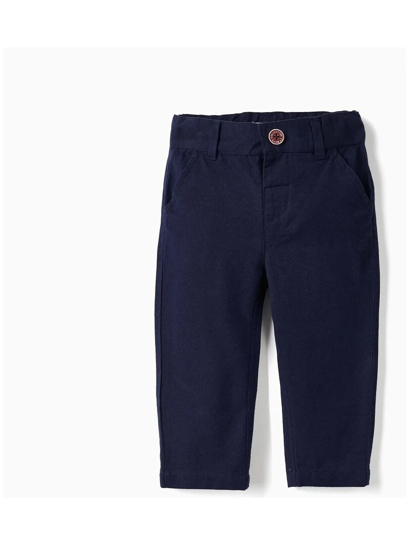 Pantalon pour Bébé Garçon 'Slim' CÉRÉMONIE Bleu foncé