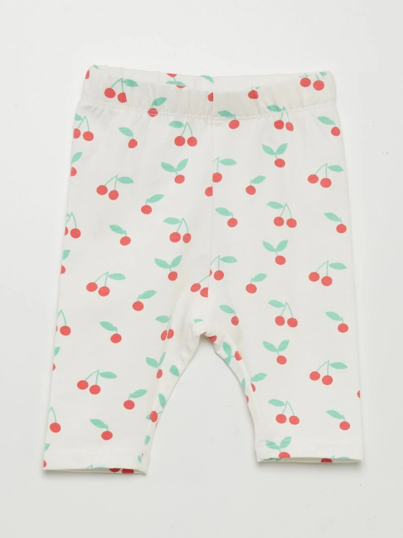 Lot de leggings en jersey   2 pièces   Vert