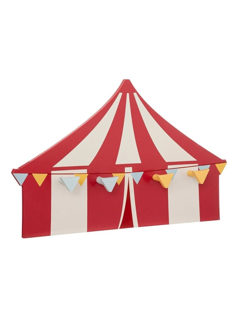 Patère 4 crochets Circus Rouge