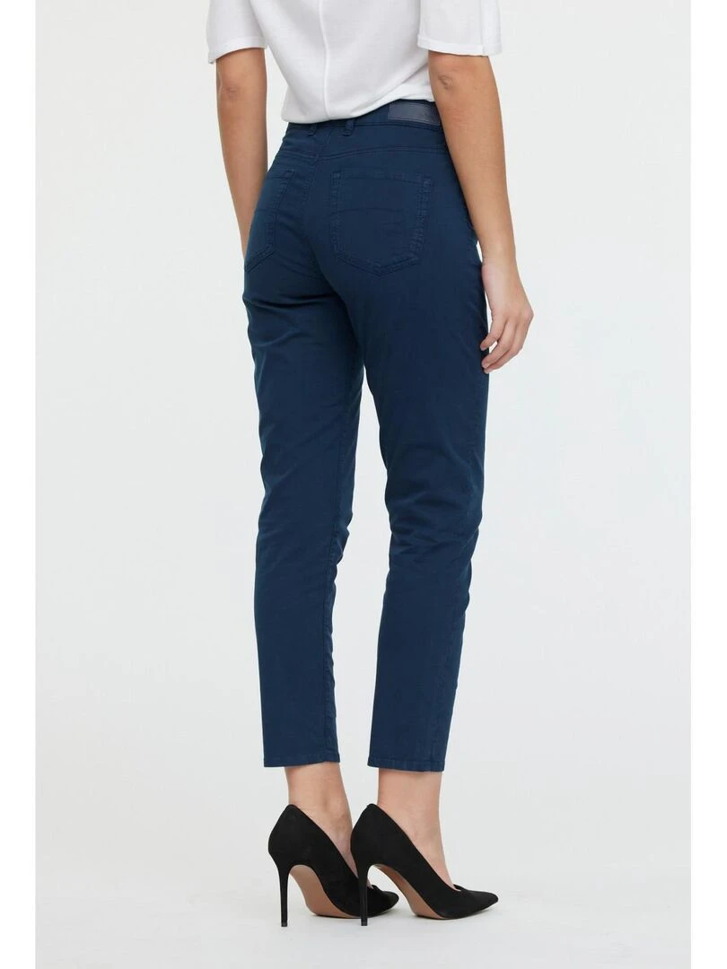 Lee Cooper   Pantalon coton slim LC135   Bleu marine