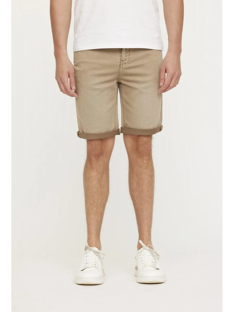 Lee Cooper Short coton regular NARCO Beige argile