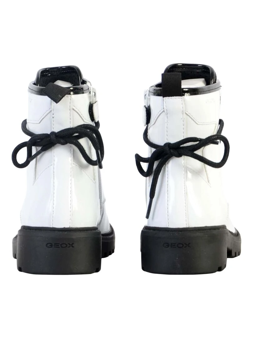 Bottine à Lacets Enfant Geox Casey   Blanc