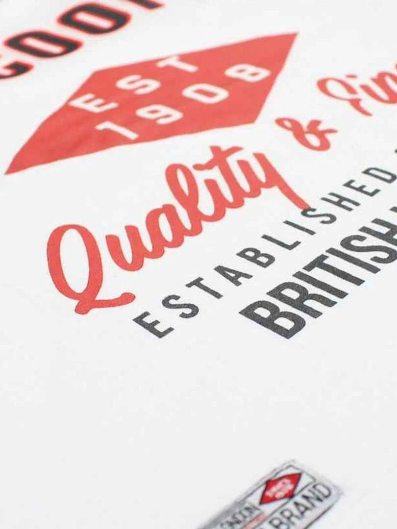 Lee Cooper   Ensemble ​​T shirt bermuda garçon Imprimé Logo   Blanc