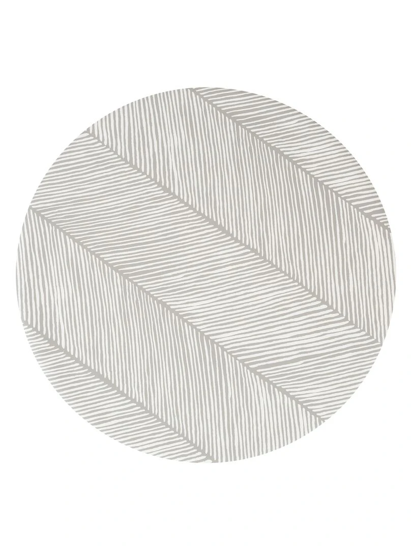 Tapis protège sol rond SAND STONE Gris foncé