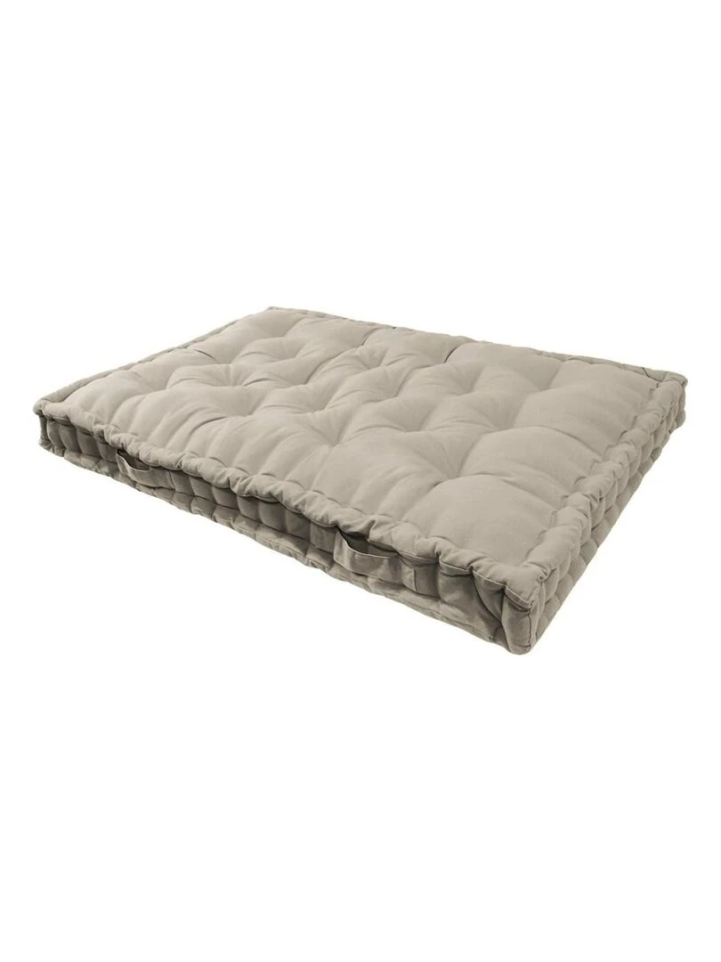 Matelas palette Kala grège coton Gris