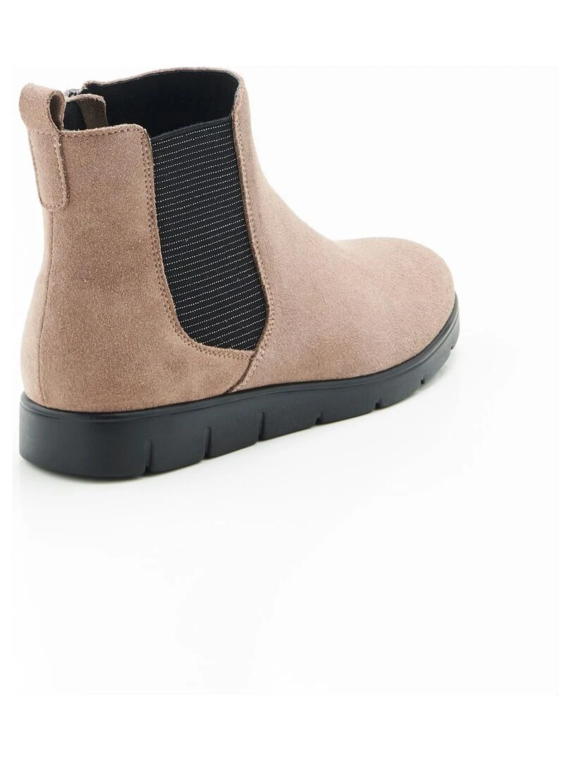 Boots chelsea brillantes Amortyl   Damart   Taupe