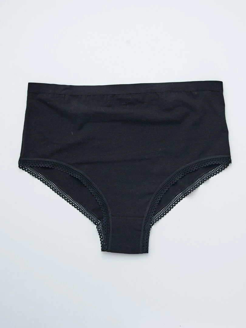 Lot de 2 culottes maternité   noir