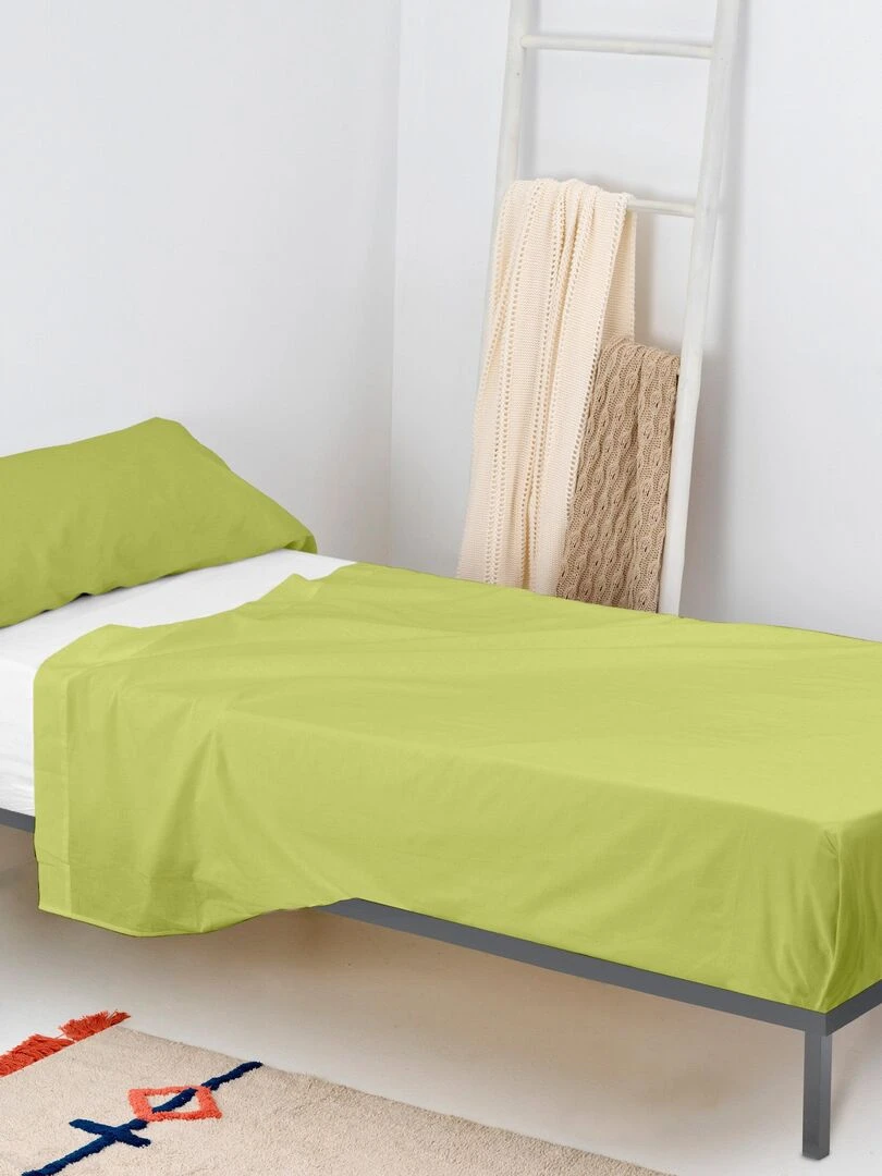 Parure de lit 2 pièces Basic "Happyfriday" Vert olive