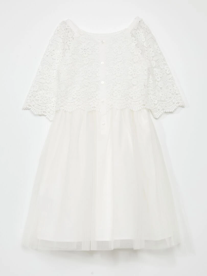 Robe de cérémonie   blanc