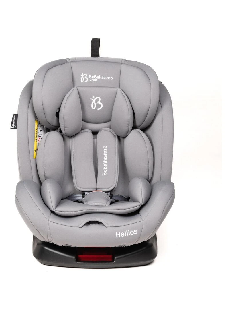 BEBELISSIMO Siège auto Isofix pivotant 360 ° groupe 0+/1/2/3 (0 36kg) Hellios Plus gray Argent