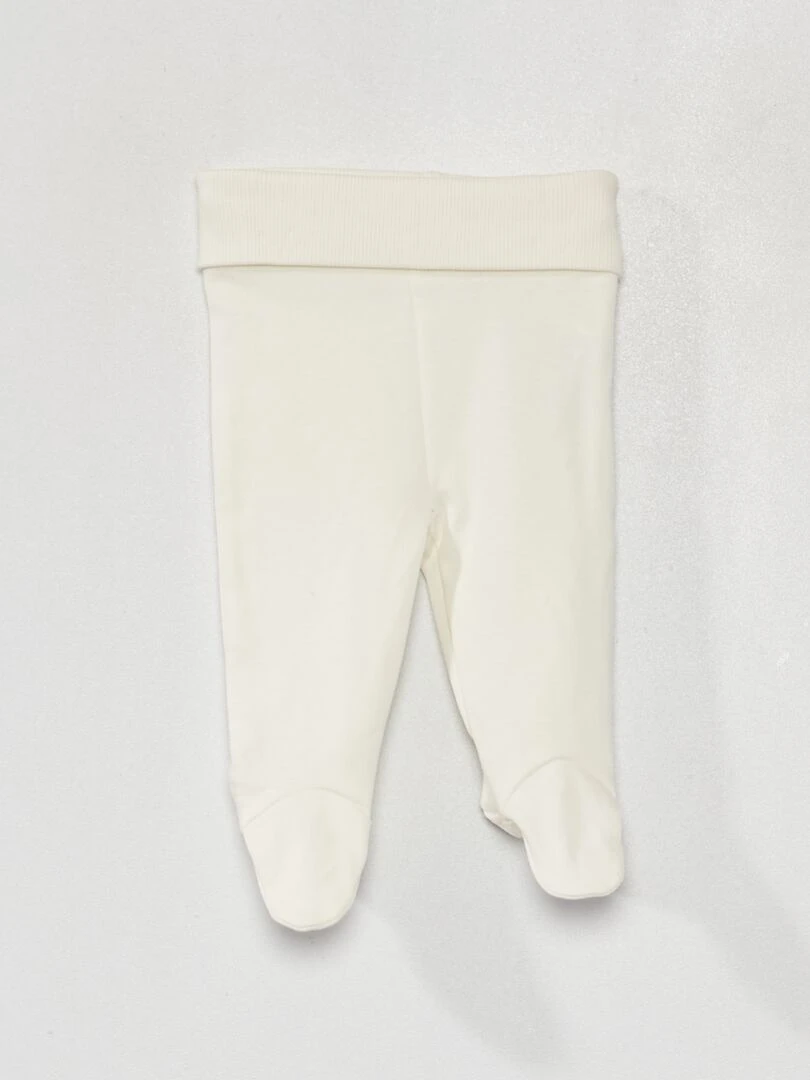 Ensemble body + legging + bonnet   3 pièces   Blanc