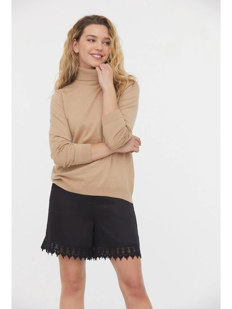 Lee Cooper   Pull coton regular CINALI   Beige argile