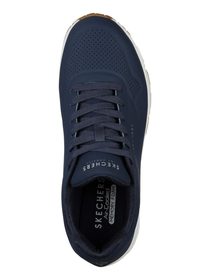 Basket à lacets Skechers Stand On Air   Bleu
