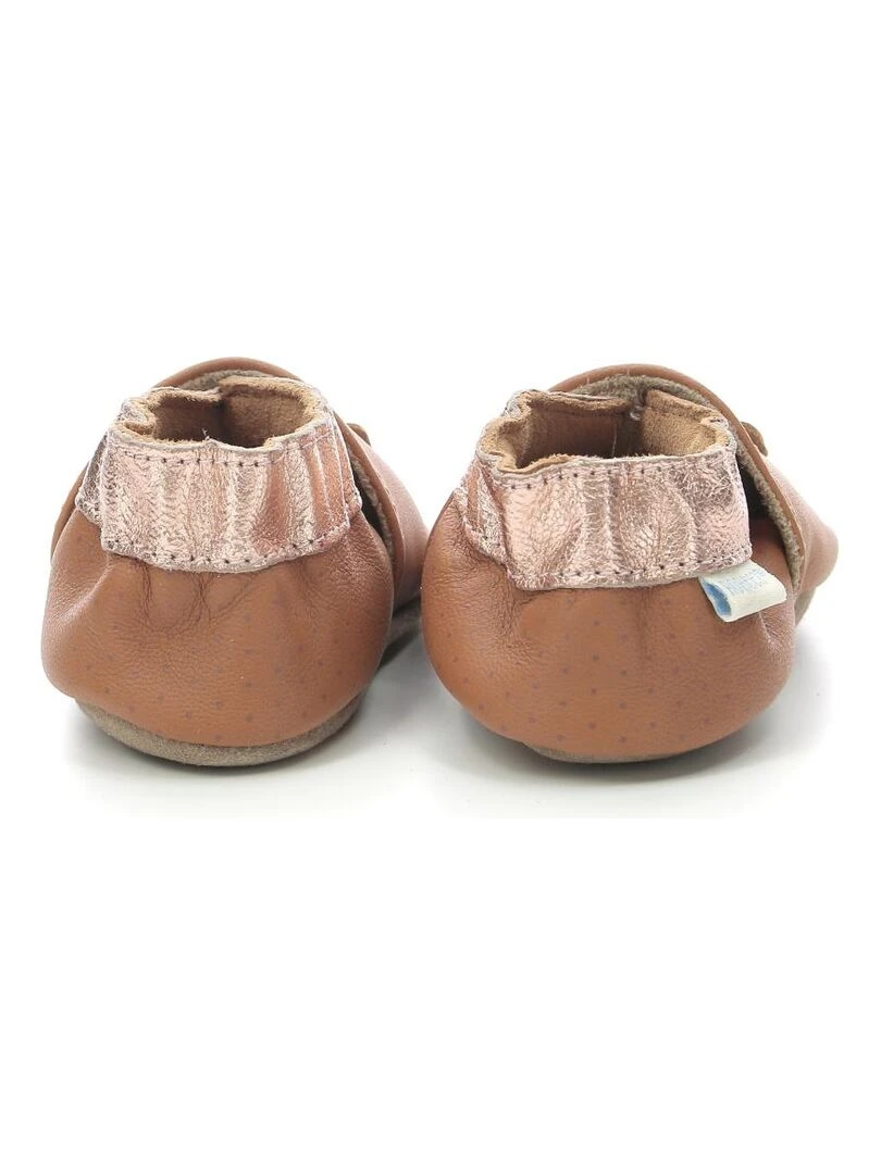 Chaussons Cuir Fly In The Wind   Marron