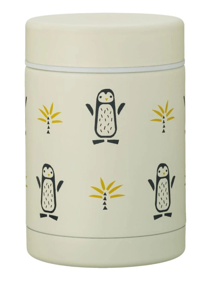 Thermos alimentaire Pingouin (300 ml) Ecru