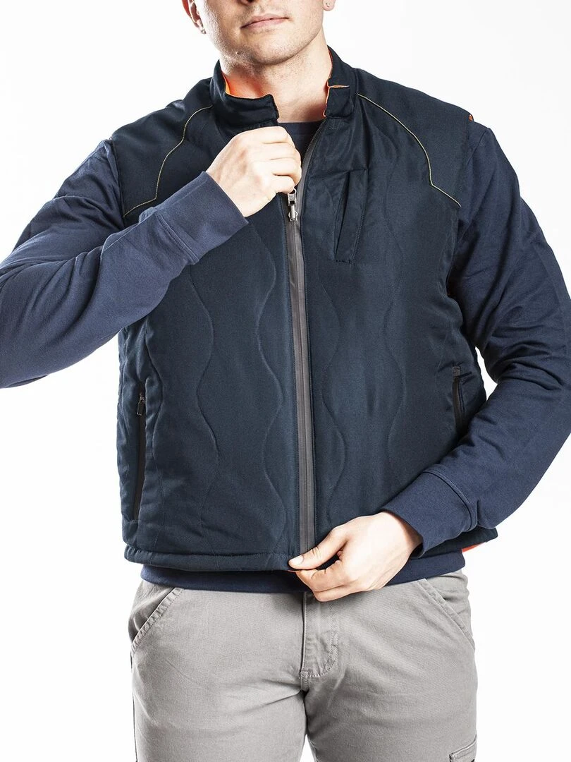 Gilet sans manches matelassé réversible 'Rica Lewis' Bleu marine