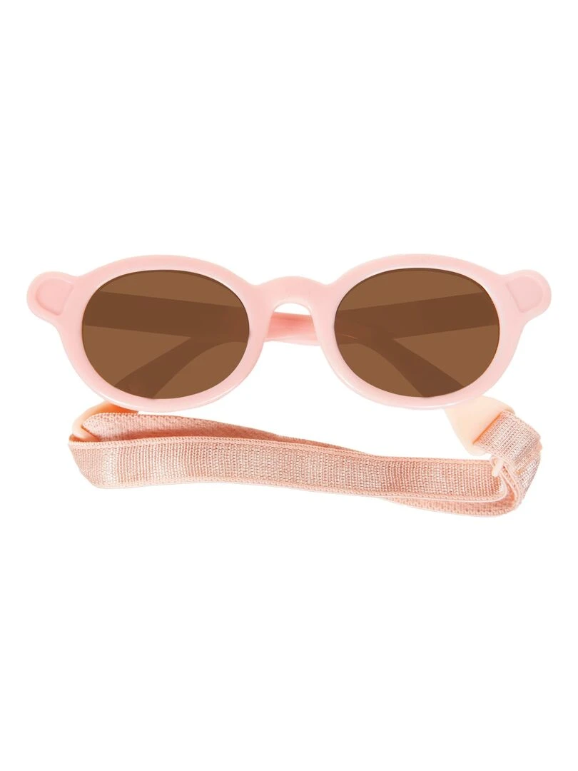 Lunettes de soleil 2 3 ans Rondes Rose Rose