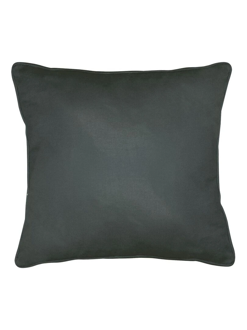 Coussin Aspect Lin Déhoussable Gris clair