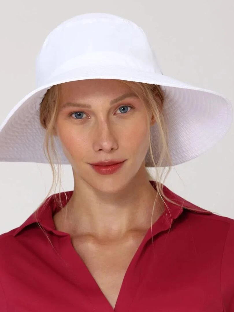Chapeau souple/capeline Classics UPF 50+ UV Line Blanc