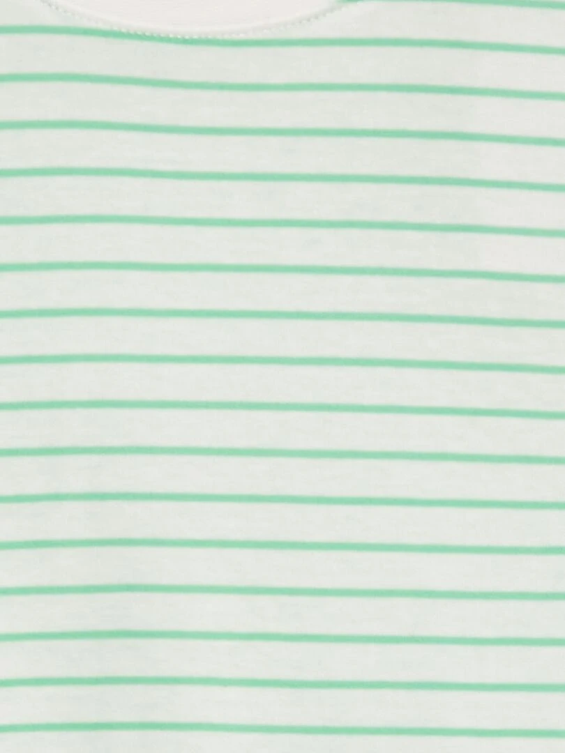 T shirt rayé   Vert rayures