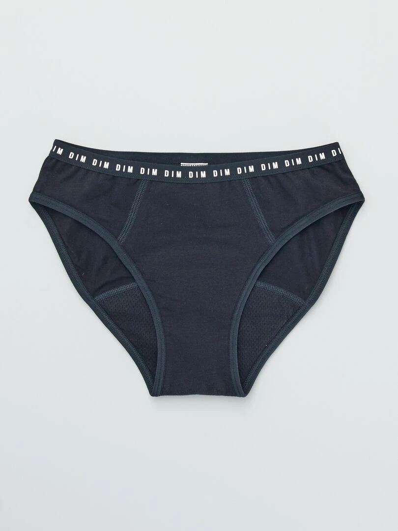 Culotte menstruelle 'DIM' flux médium noir