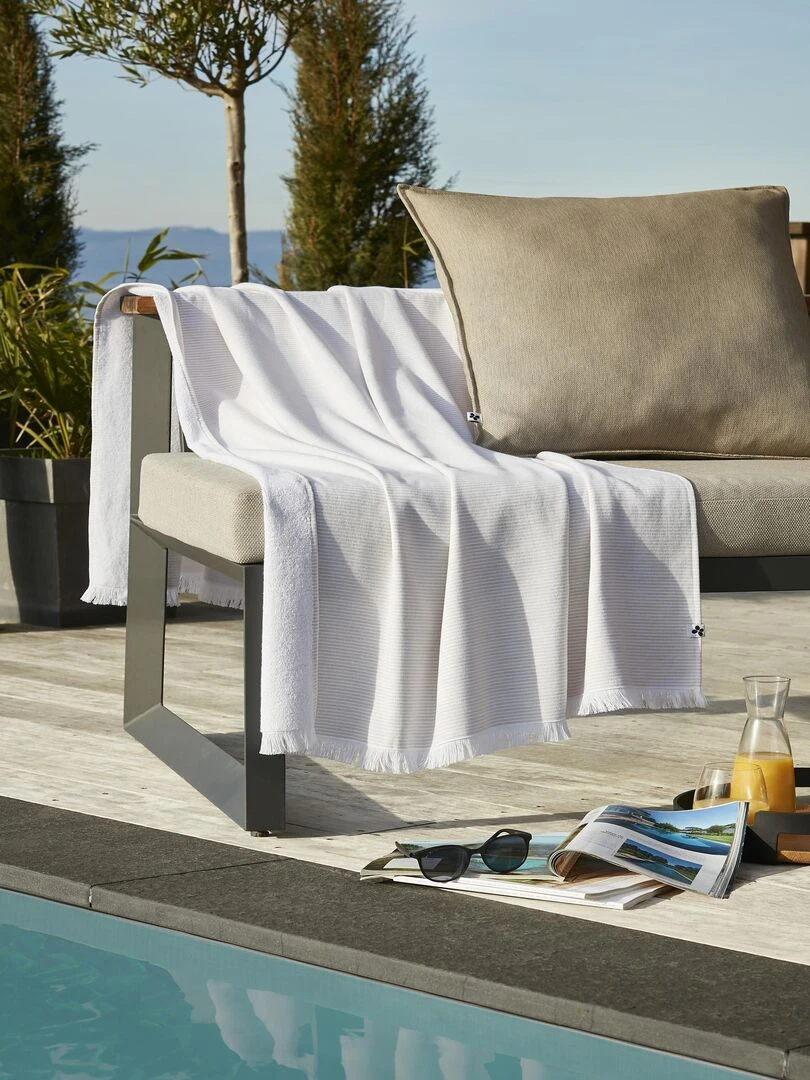 Fouta a franges Collection Nael Beige