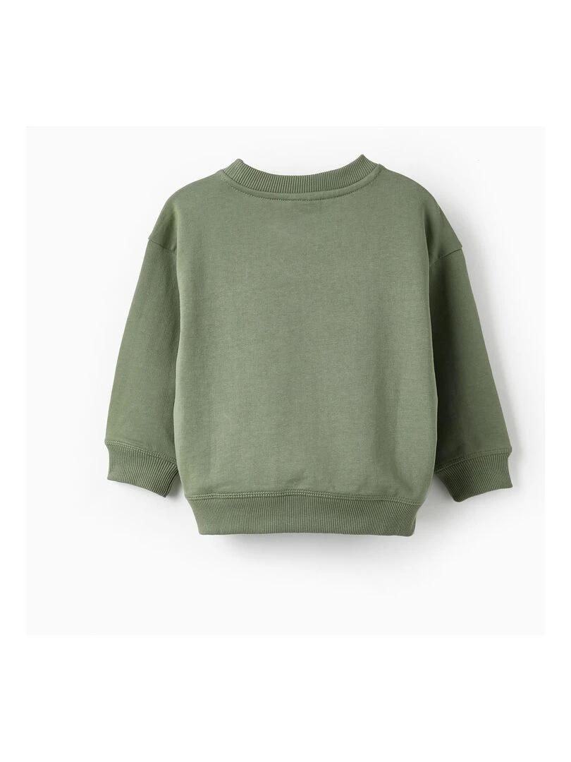 Sweat avec Relief pour Bébé Garçon 'Mange tes Légumes'  NATURE TAKEOVER   Vert