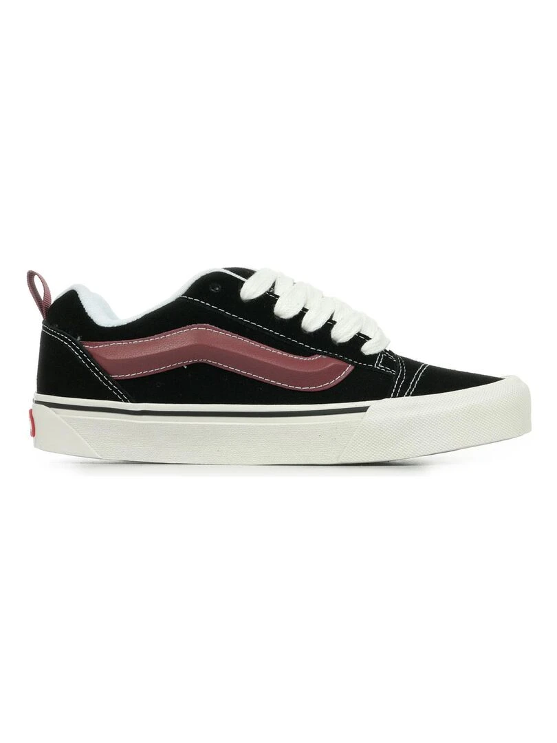 Baskets Vans Knu Skool Noir Bordeaux Blanc