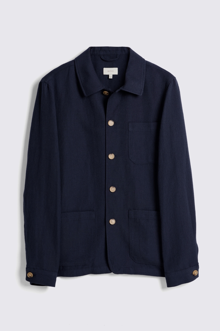 Charcoal Wool Linen Shacket   Buy Online at Moss