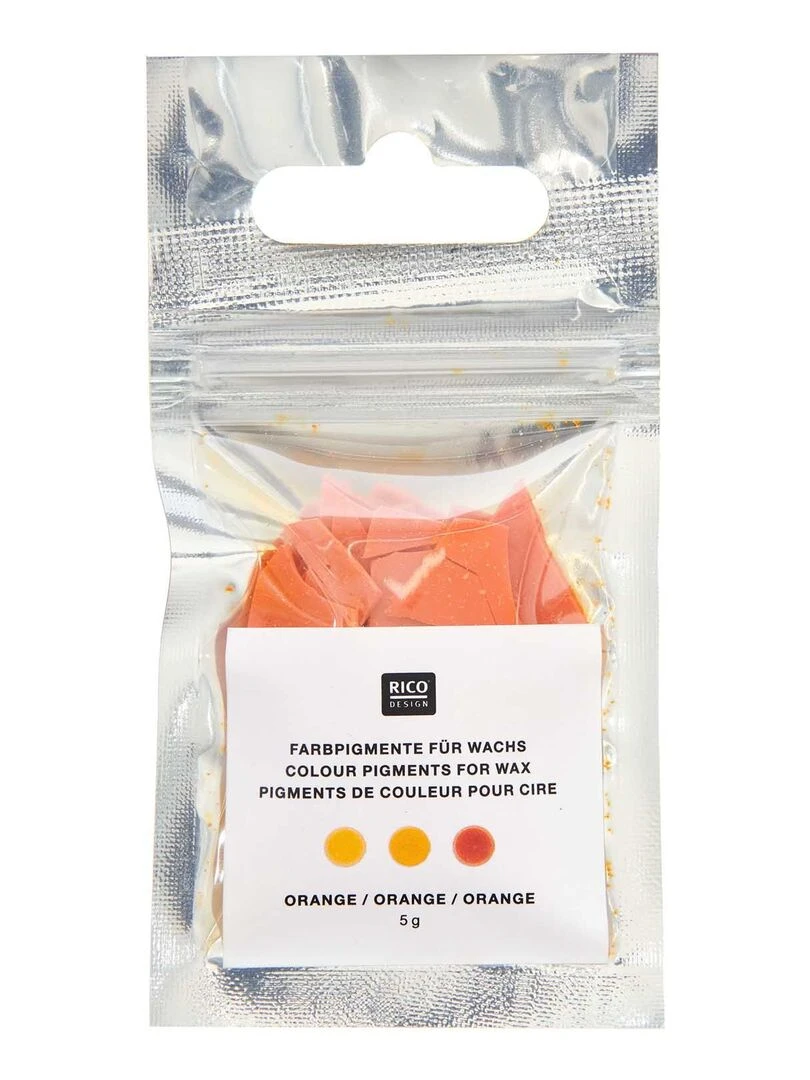 Colorant pour bougie orange 5 g Orange