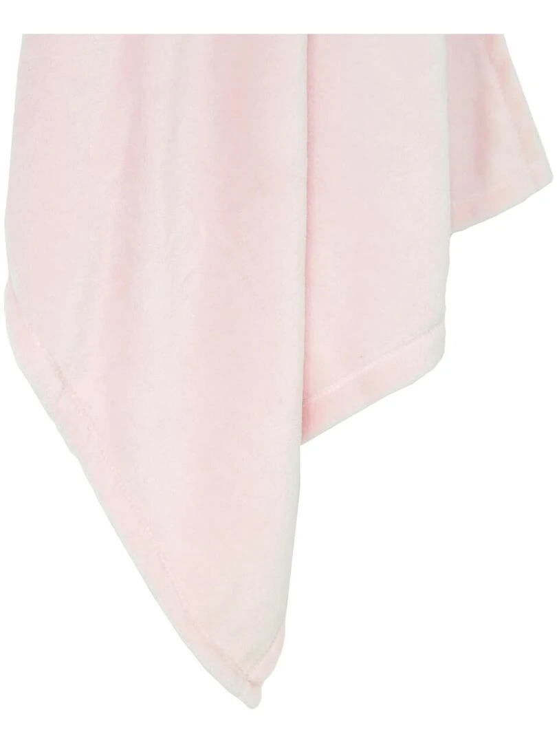 Couverture en flanelle 75x100 cm   Rose   Rose