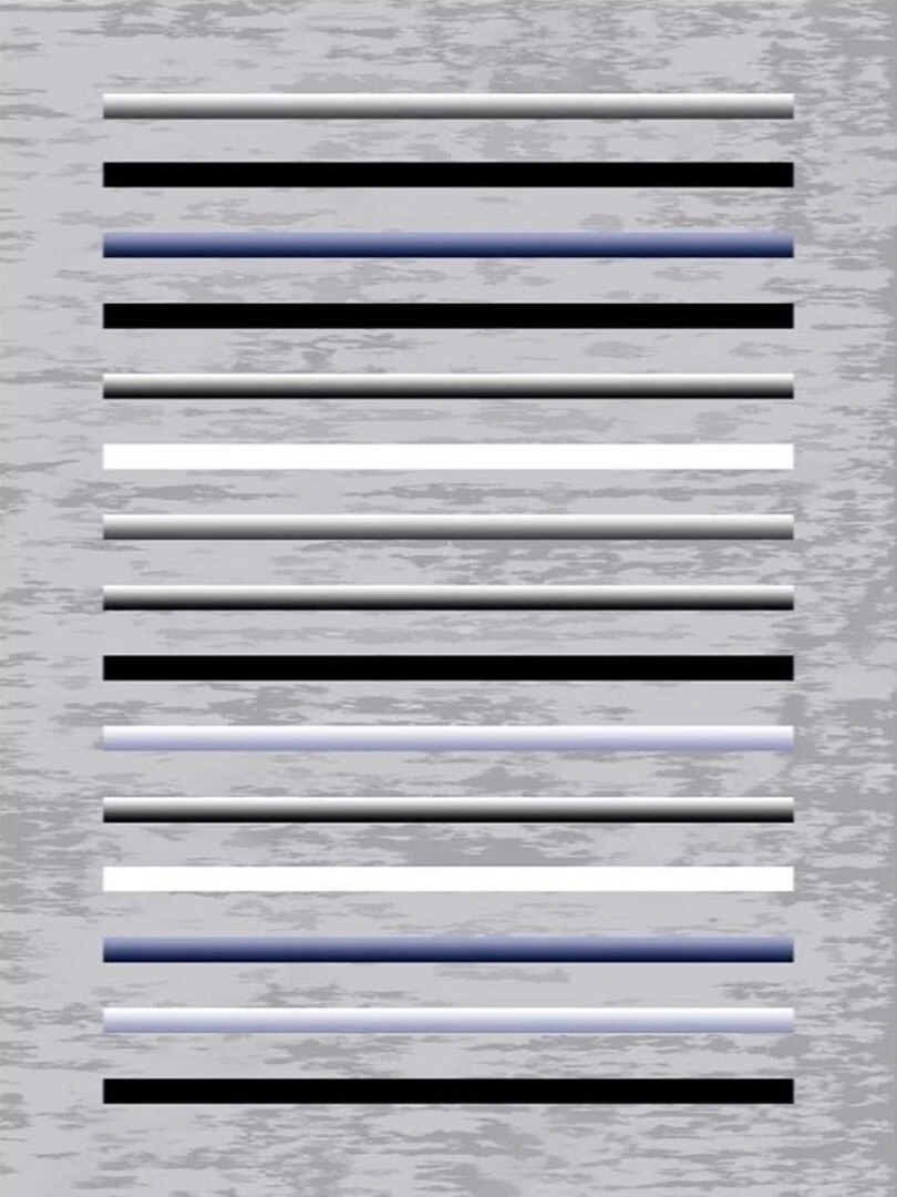 Tapis Rayures Gris Gris